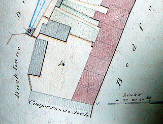 3 to 9 Northbridge Street in 1834 [X465/322]